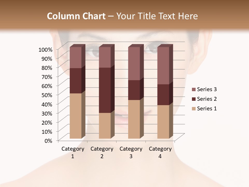 Female Makeup Chinese PowerPoint Template