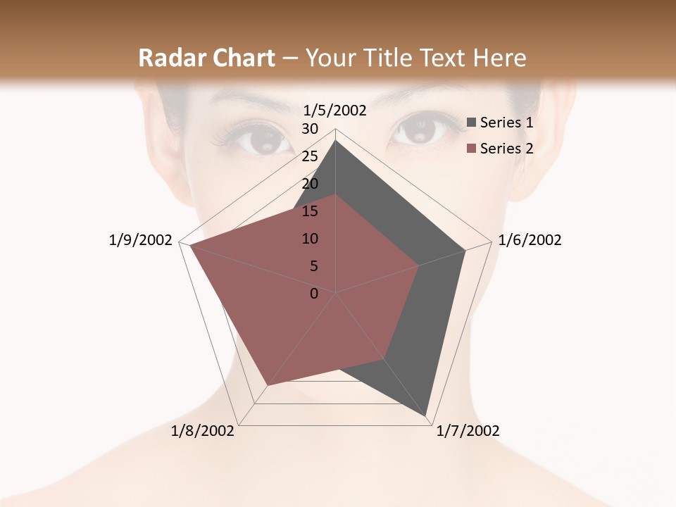 Female Makeup Chinese PowerPoint Template