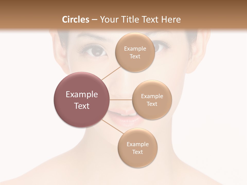 Female Makeup Chinese PowerPoint Template