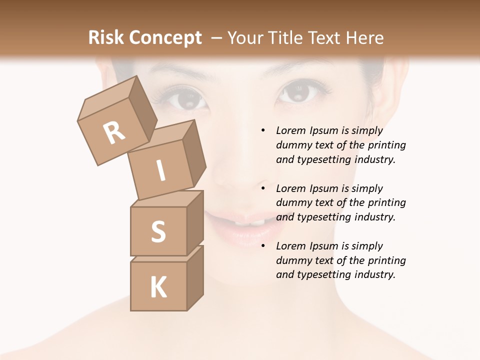 Female Makeup Chinese PowerPoint Template