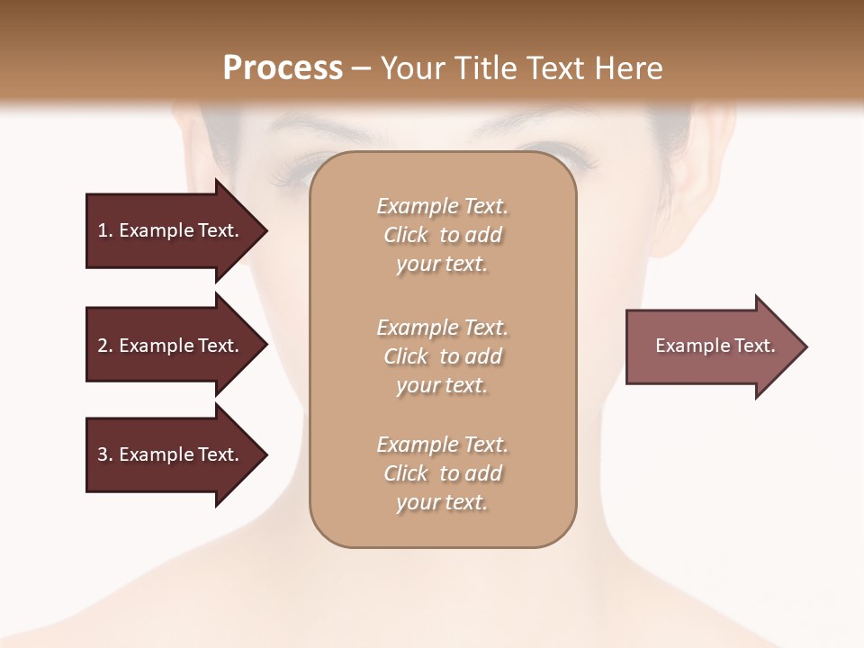 Female Makeup Chinese PowerPoint Template
