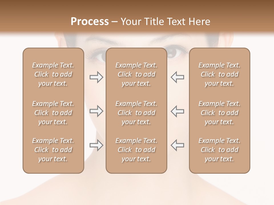 Female Makeup Chinese PowerPoint Template
