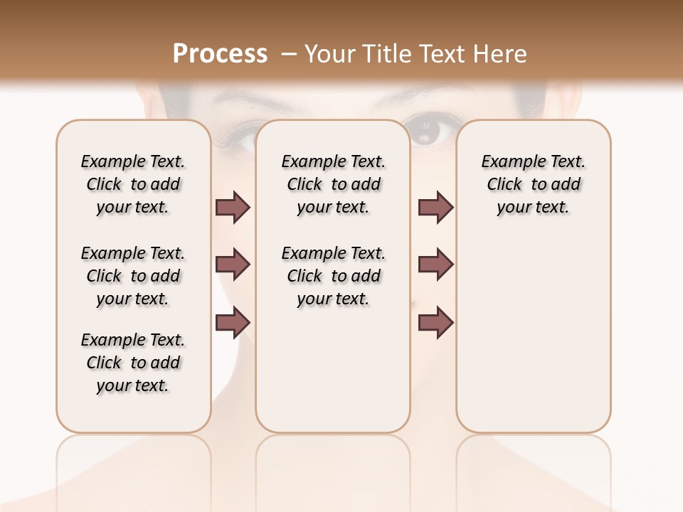 Female Makeup Chinese PowerPoint Template