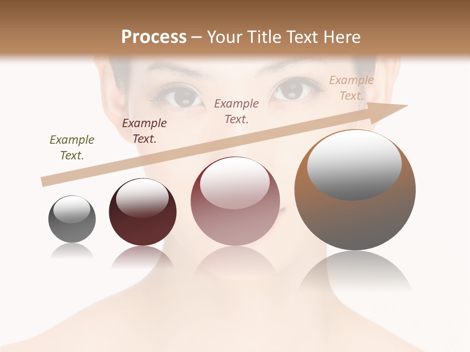 Female Makeup Chinese PowerPoint Template