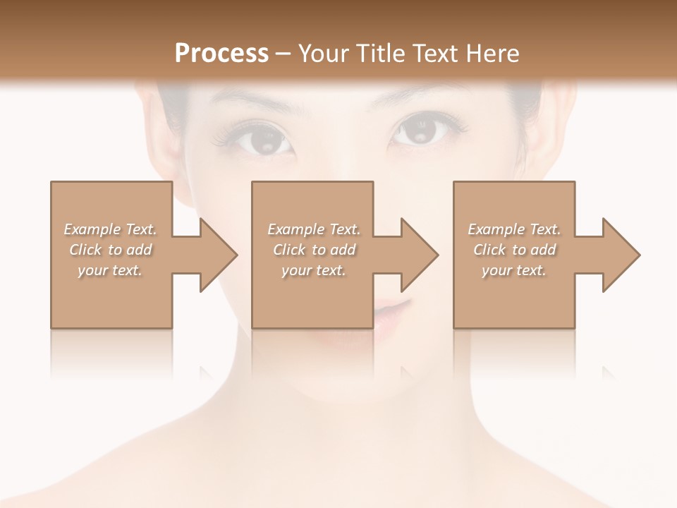Female Makeup Chinese PowerPoint Template