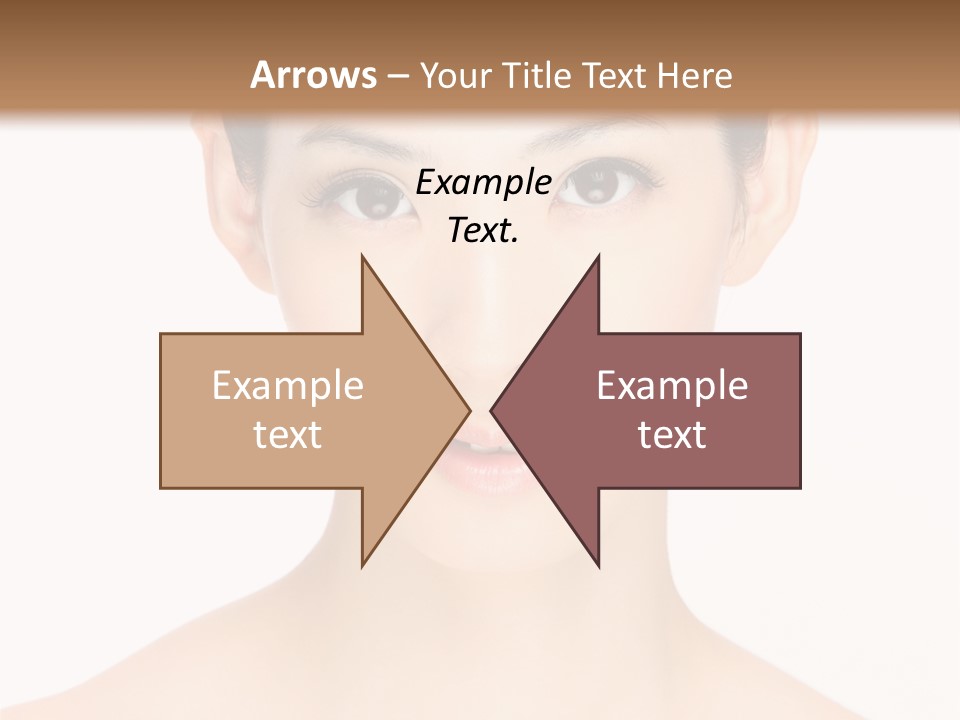 Female Makeup Chinese PowerPoint Template