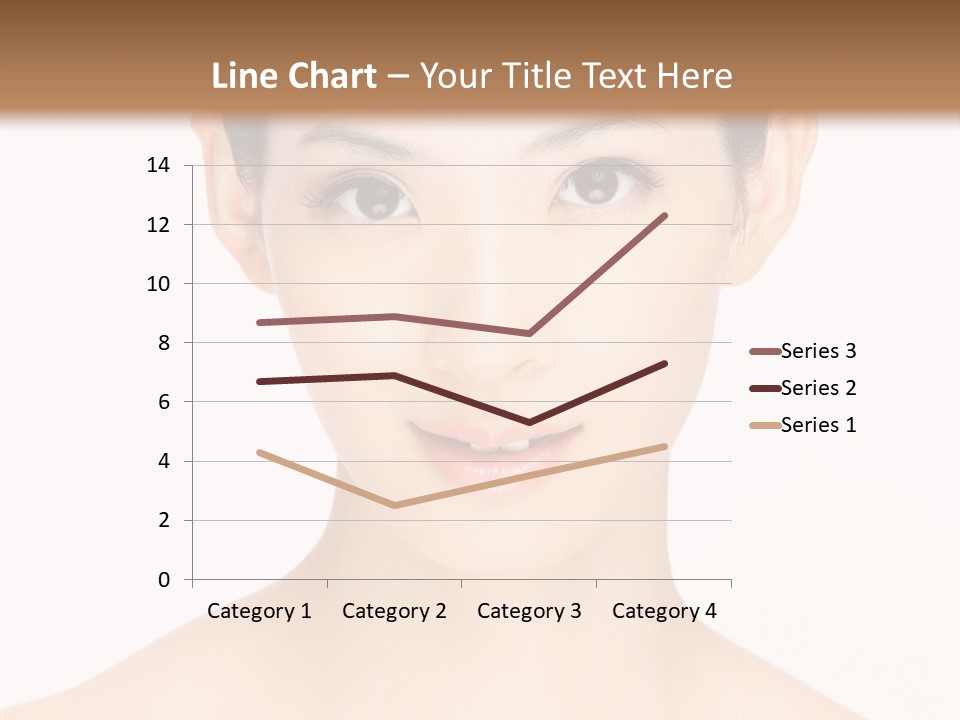 Female Makeup Chinese PowerPoint Template