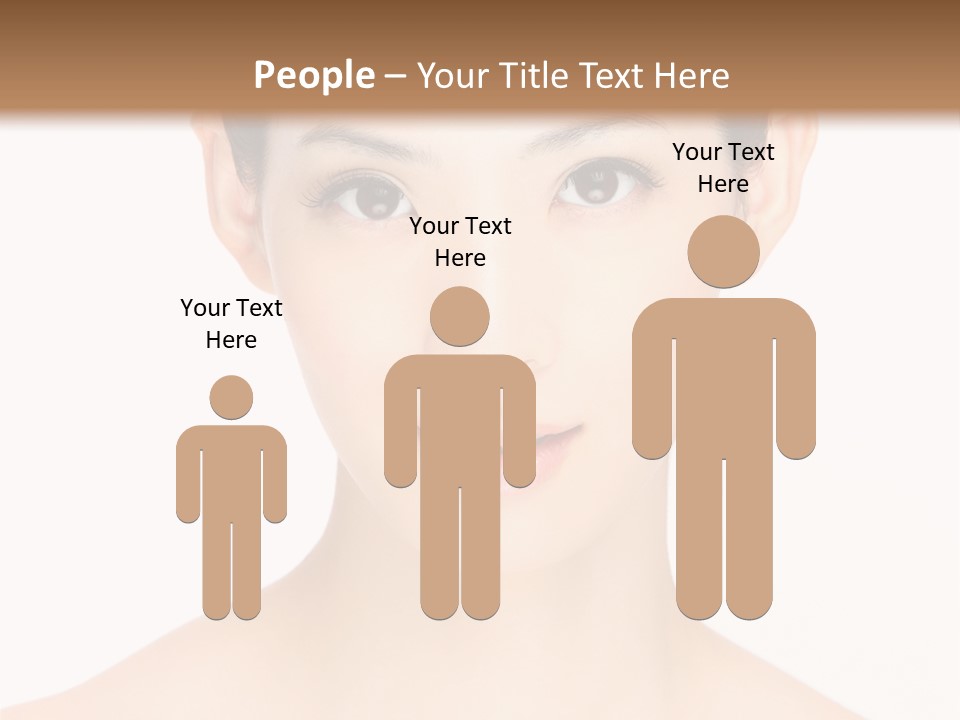 Female Makeup Chinese PowerPoint Template