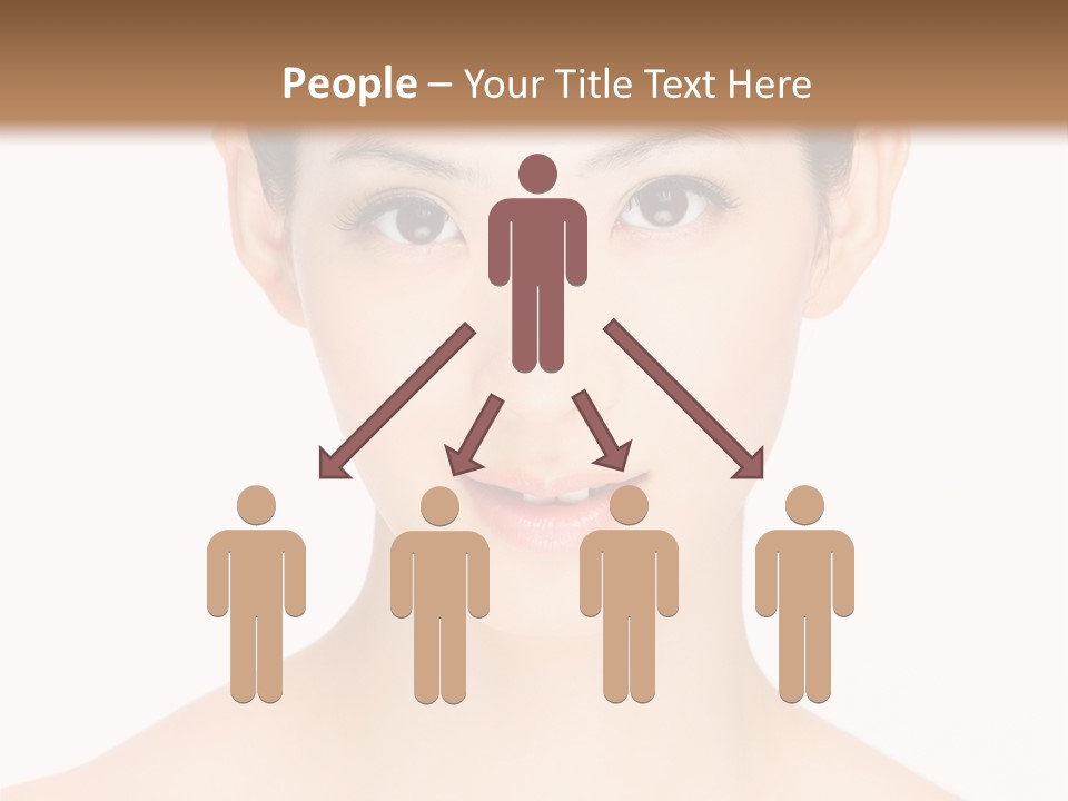 Female Makeup Chinese PowerPoint Template