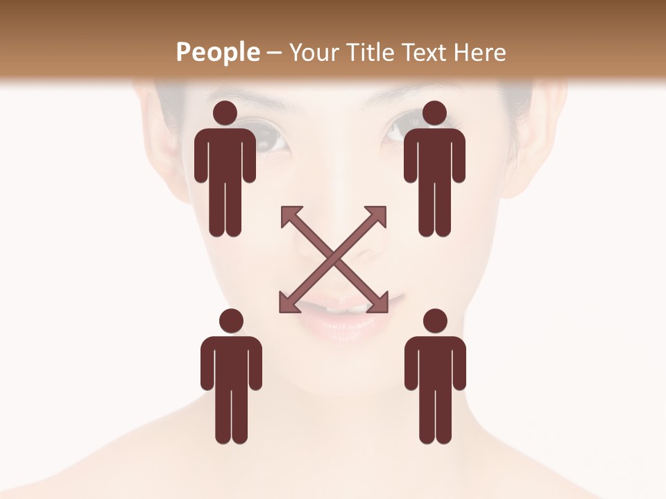 Female Makeup Chinese PowerPoint Template