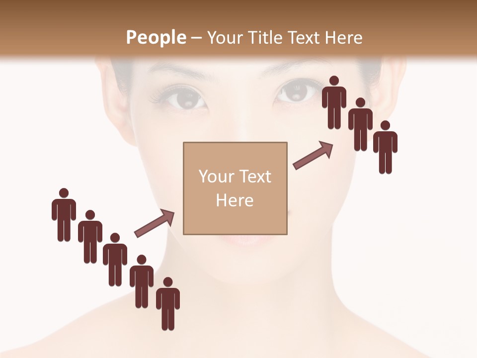 Female Makeup Chinese PowerPoint Template