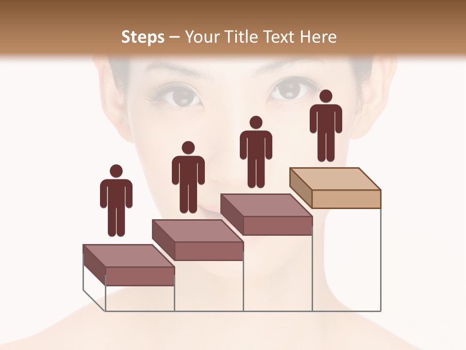 Female Makeup Chinese PowerPoint Template