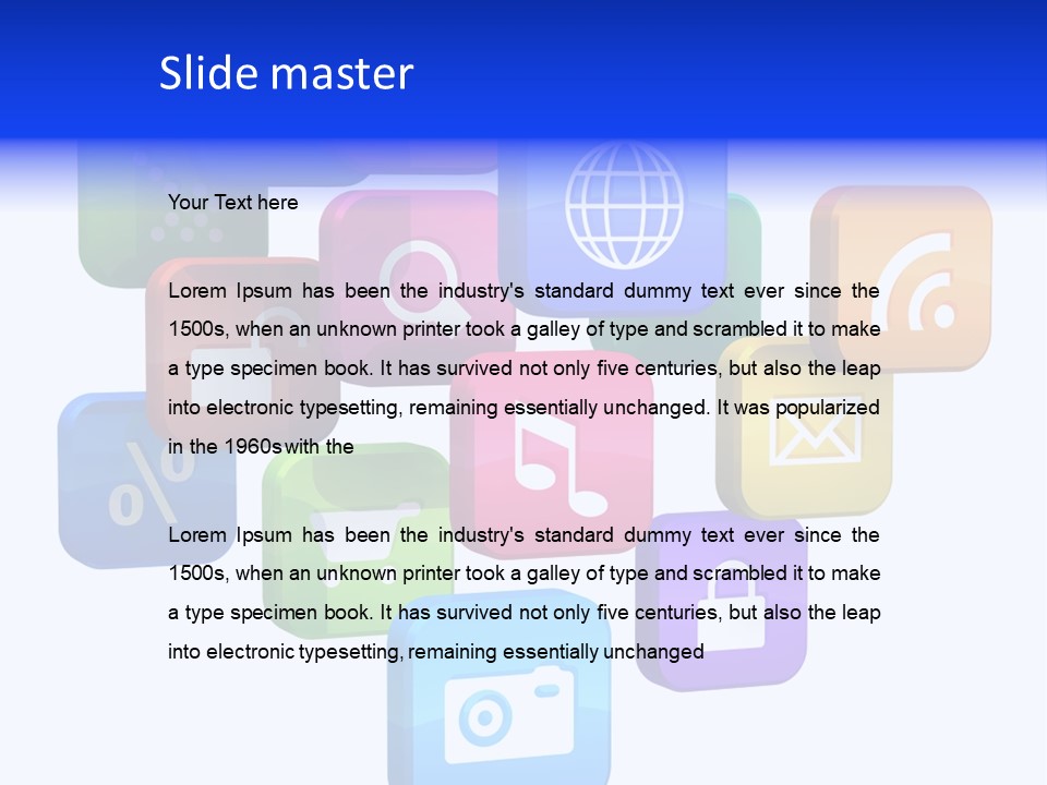 Multimedia Smartphone Download PowerPoint Template