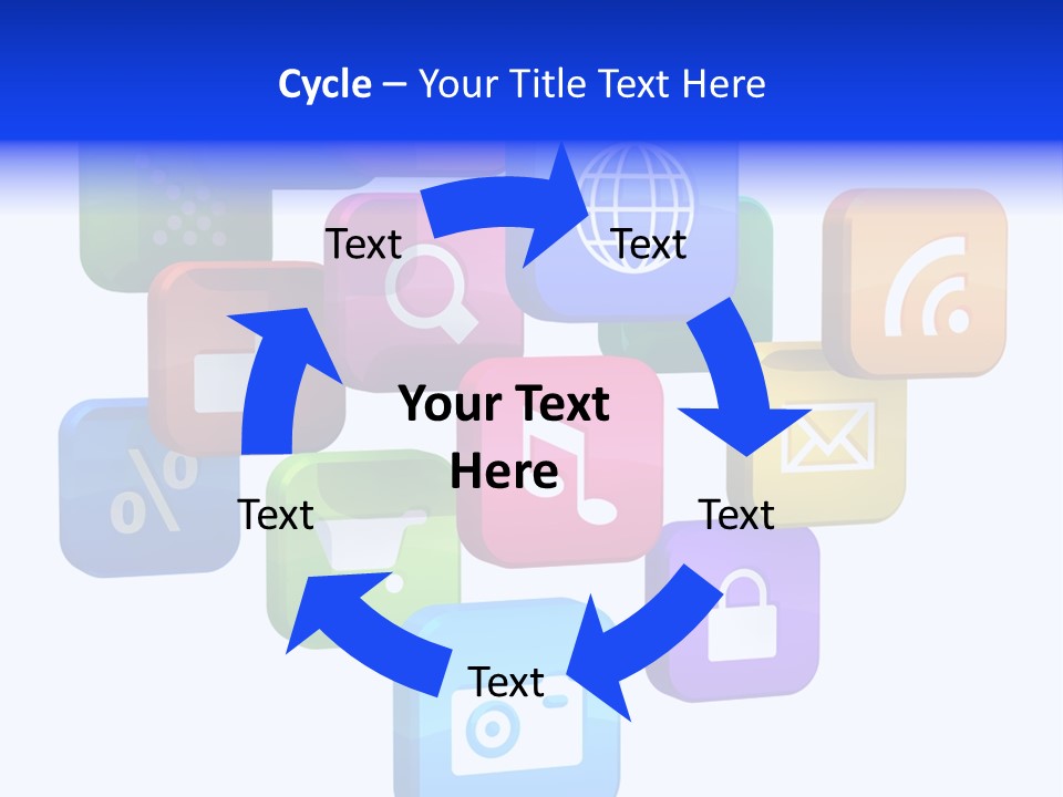 Multimedia Smartphone Download PowerPoint Template