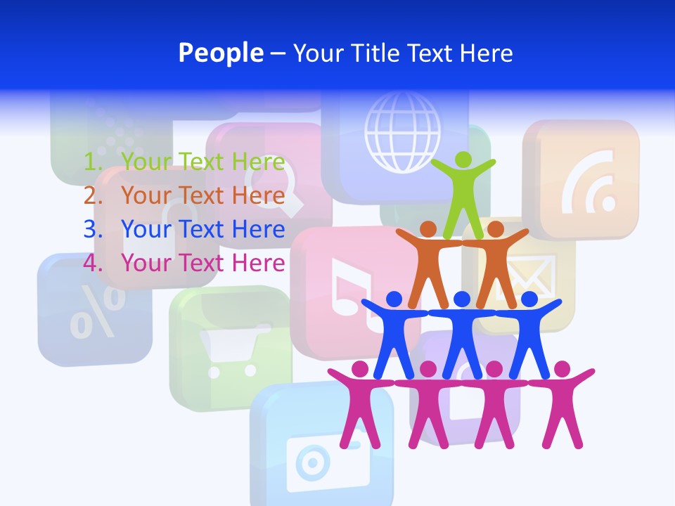 Multimedia Smartphone Download PowerPoint Template