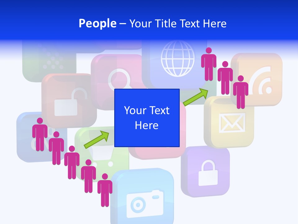 Multimedia Smartphone Download PowerPoint Template