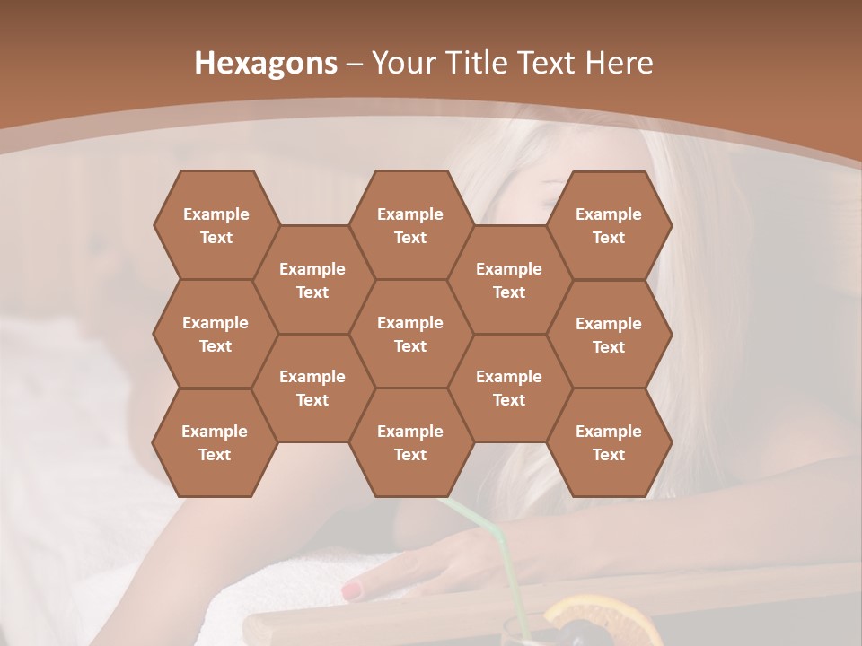 Cabin Face Towel PowerPoint Template