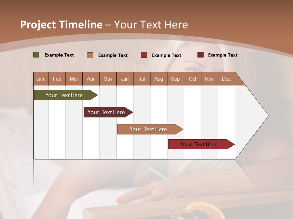 Cabin Face Towel PowerPoint Template