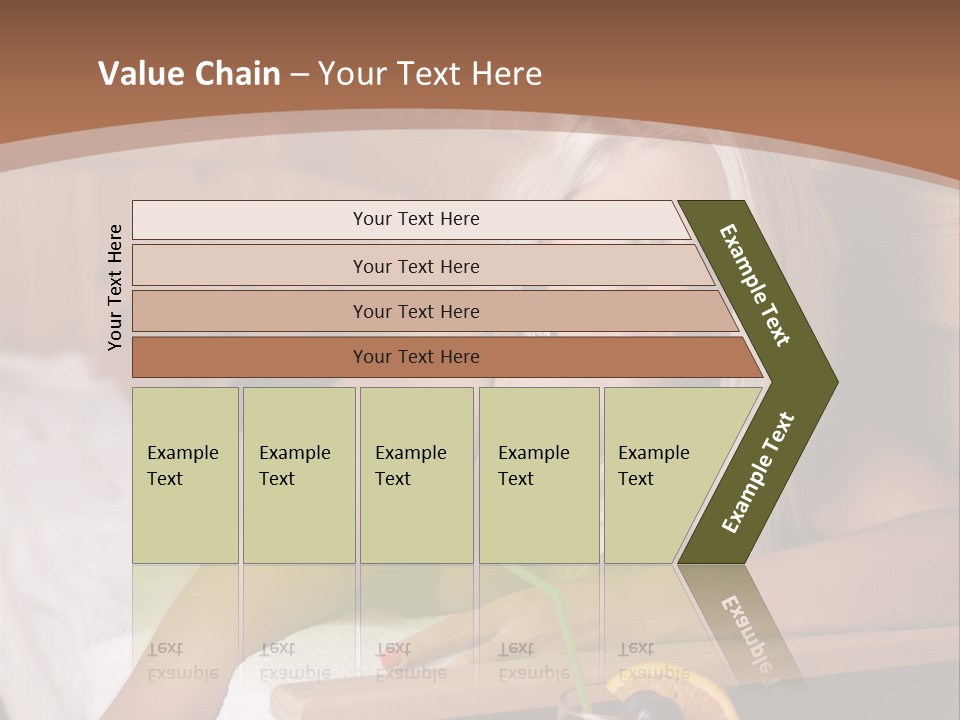 Cabin Face Towel PowerPoint Template