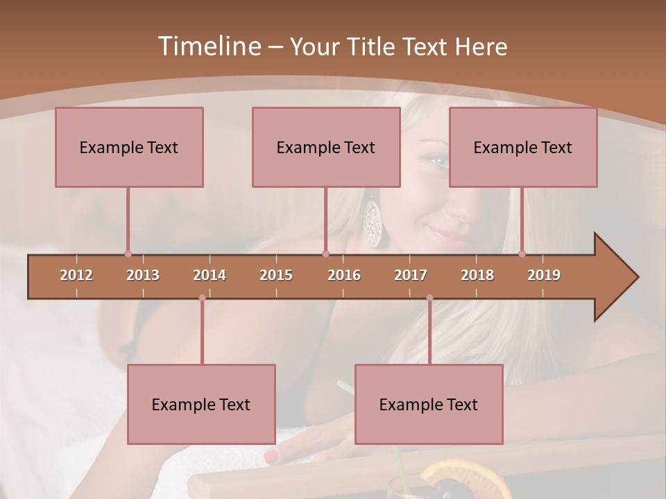 Cabin Face Towel PowerPoint Template
