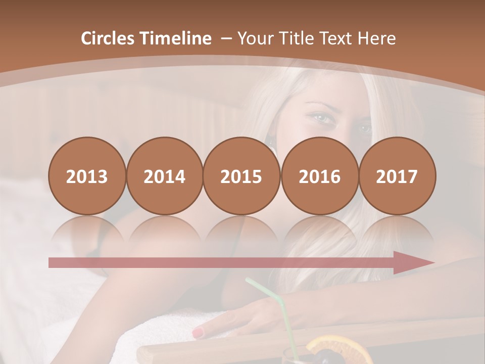 Cabin Face Towel PowerPoint Template