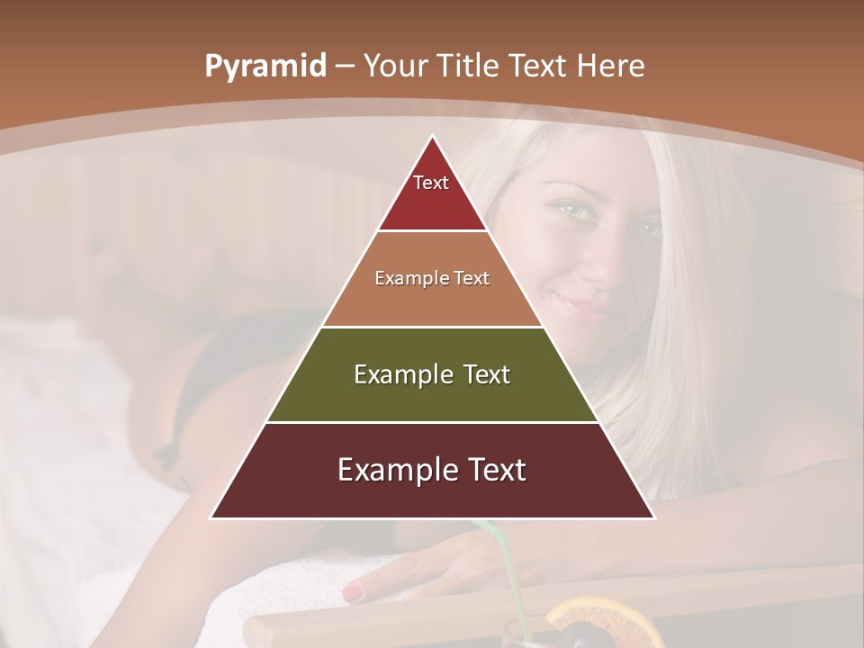 Cabin Face Towel PowerPoint Template