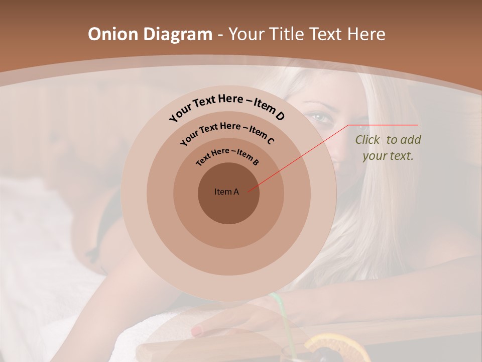 Cabin Face Towel PowerPoint Template