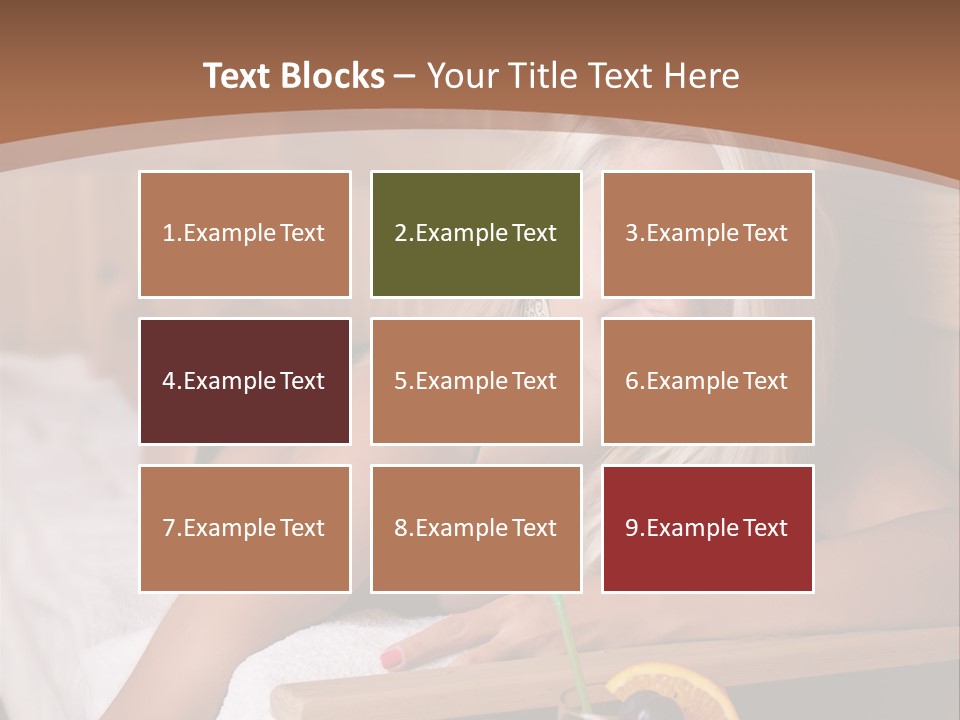 Cabin Face Towel PowerPoint Template