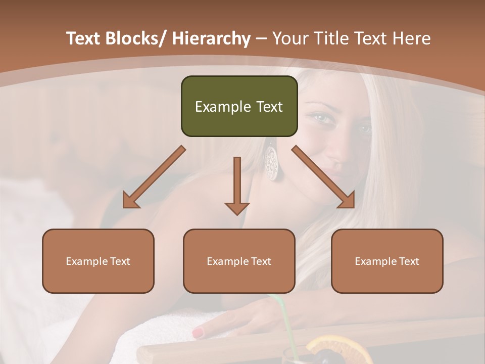Cabin Face Towel PowerPoint Template