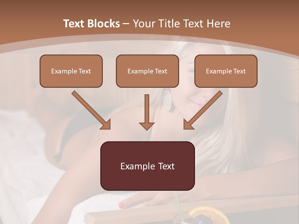 Cabin Face Towel PowerPoint Template