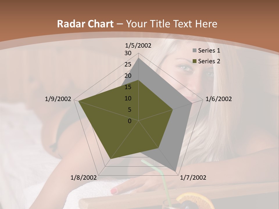 Cabin Face Towel PowerPoint Template