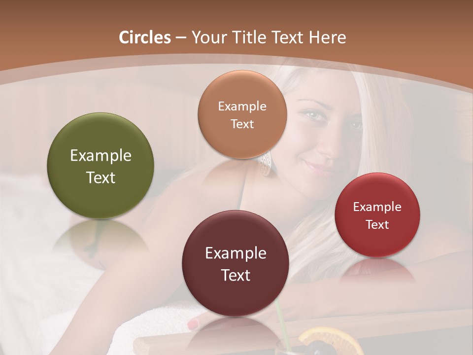 Cabin Face Towel PowerPoint Template