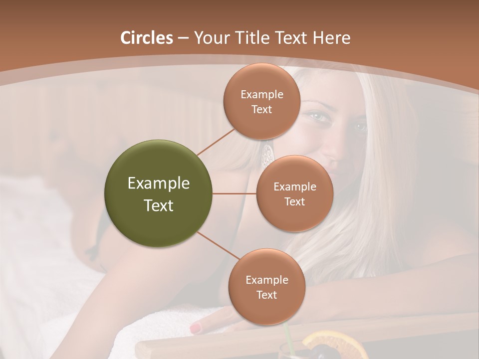 Cabin Face Towel PowerPoint Template