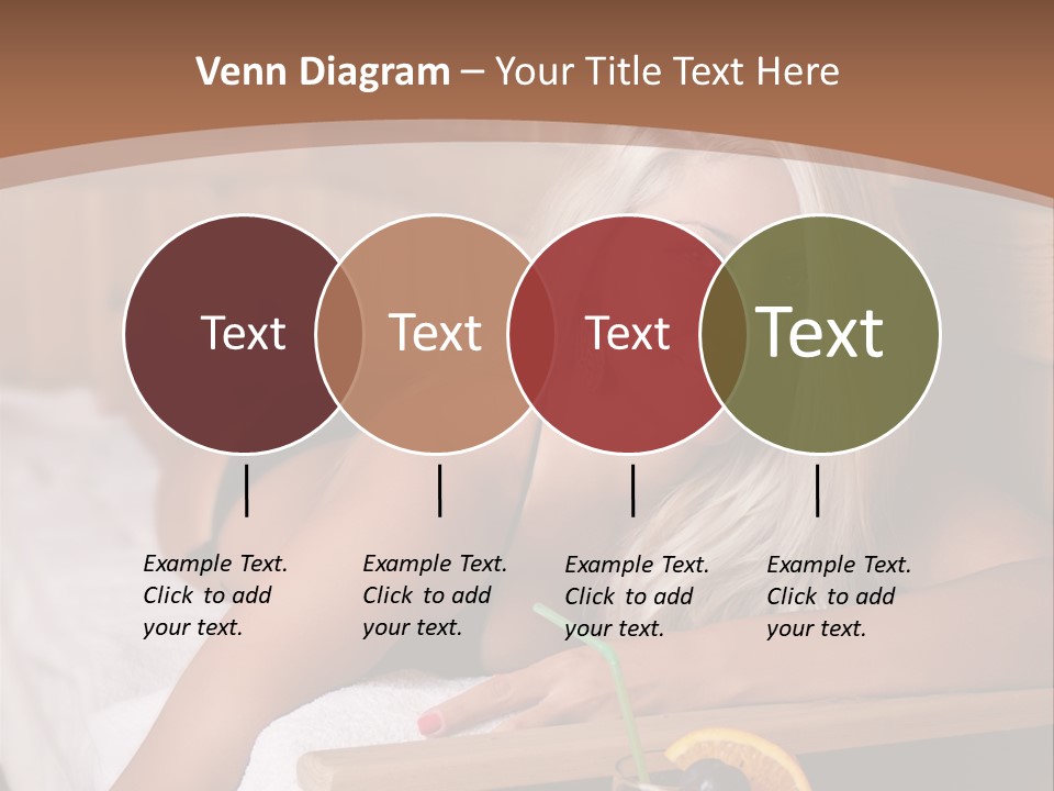 Cabin Face Towel PowerPoint Template