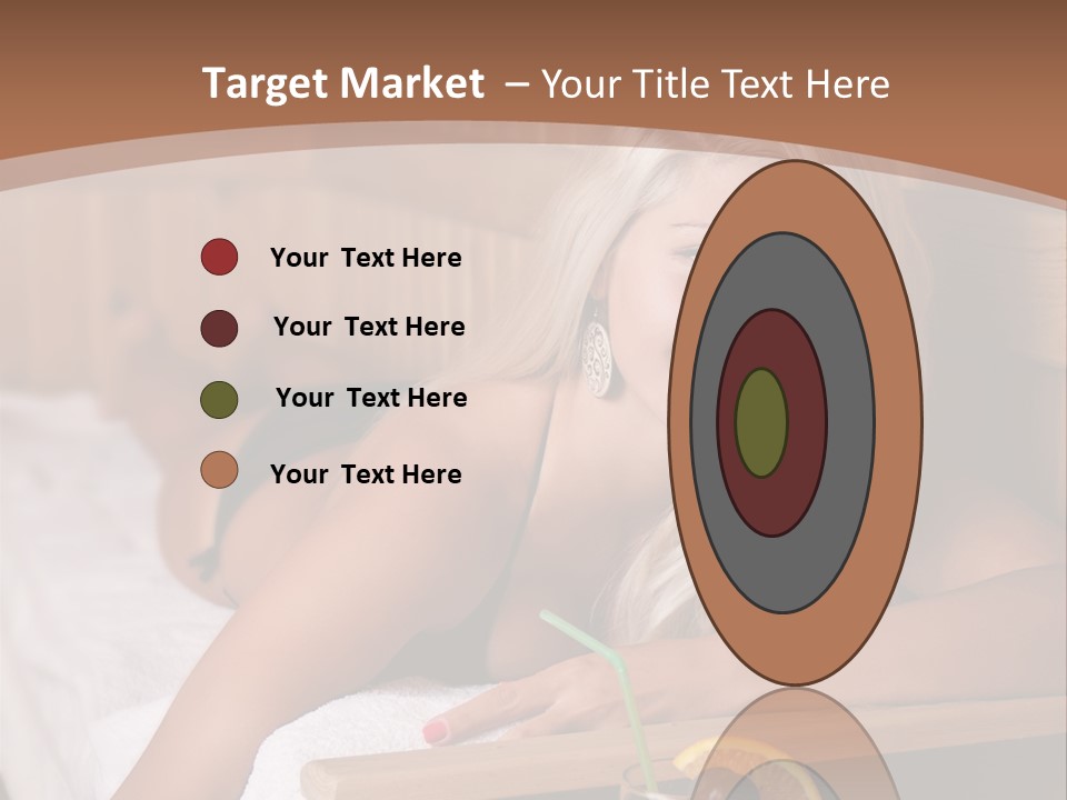 Cabin Face Towel PowerPoint Template