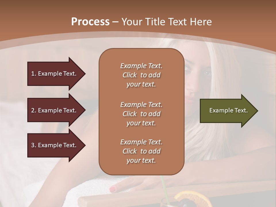 Cabin Face Towel PowerPoint Template