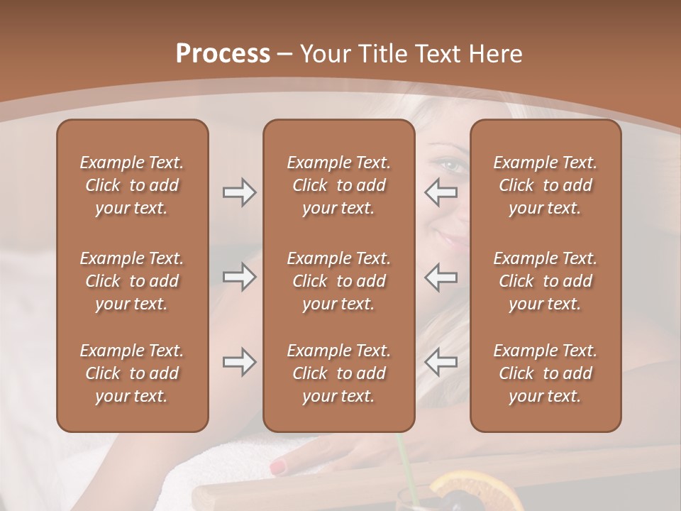 Cabin Face Towel PowerPoint Template