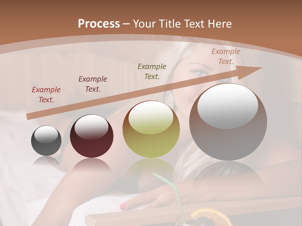 Cabin Face Towel PowerPoint Template