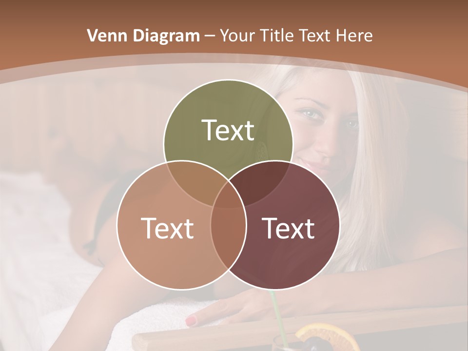 Cabin Face Towel PowerPoint Template