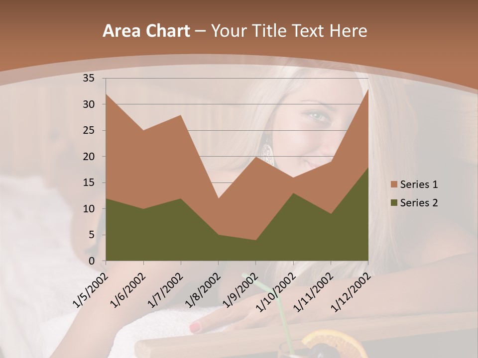 Cabin Face Towel PowerPoint Template