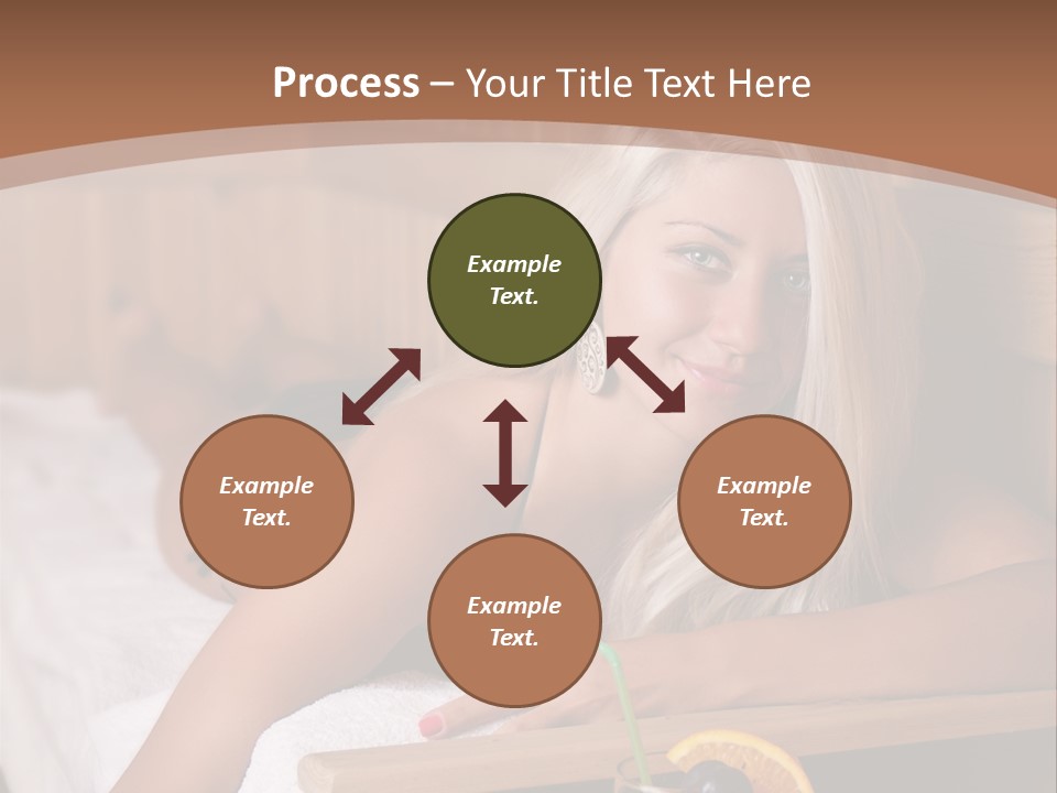 Cabin Face Towel PowerPoint Template