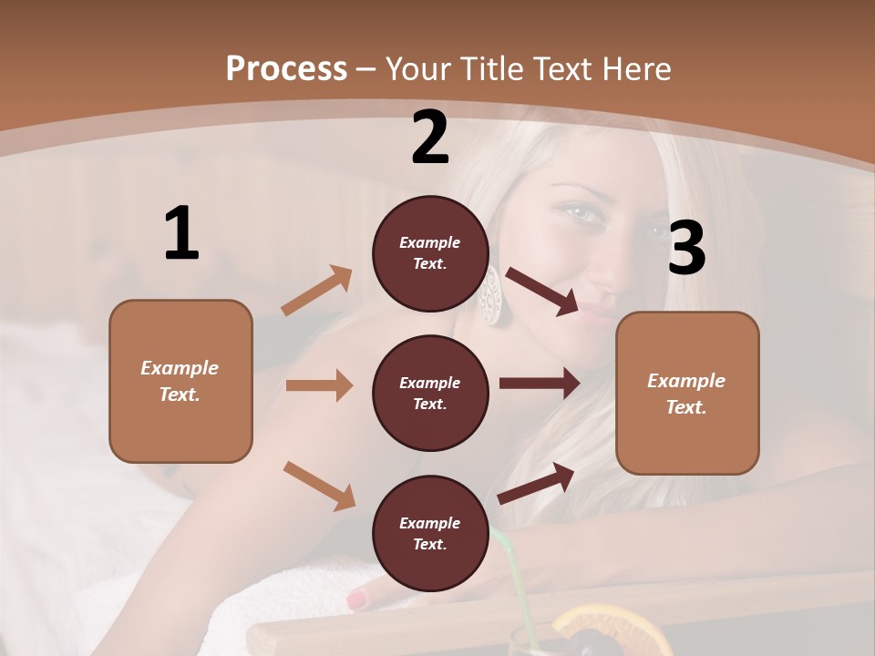 Cabin Face Towel PowerPoint Template