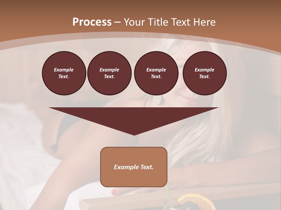 Cabin Face Towel PowerPoint Template