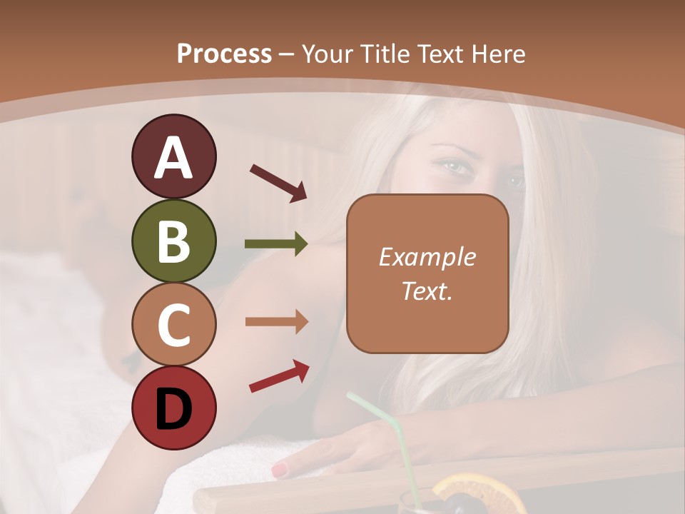 Cabin Face Towel PowerPoint Template