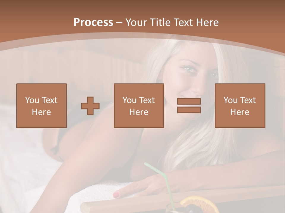 Cabin Face Towel PowerPoint Template