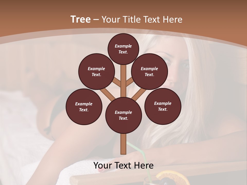 Cabin Face Towel PowerPoint Template