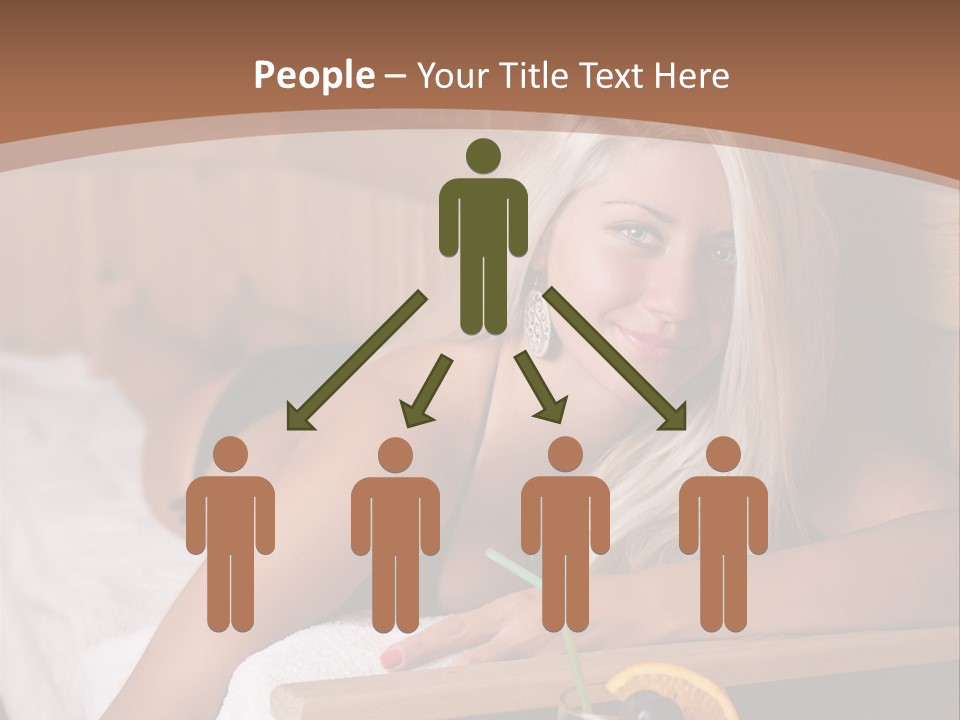 Cabin Face Towel PowerPoint Template