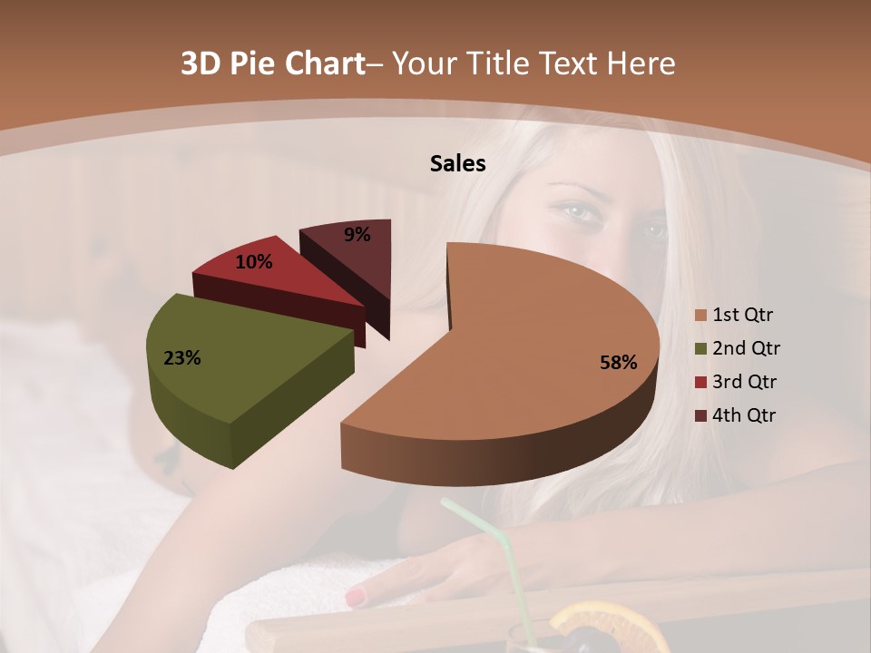 Cabin Face Towel PowerPoint Template