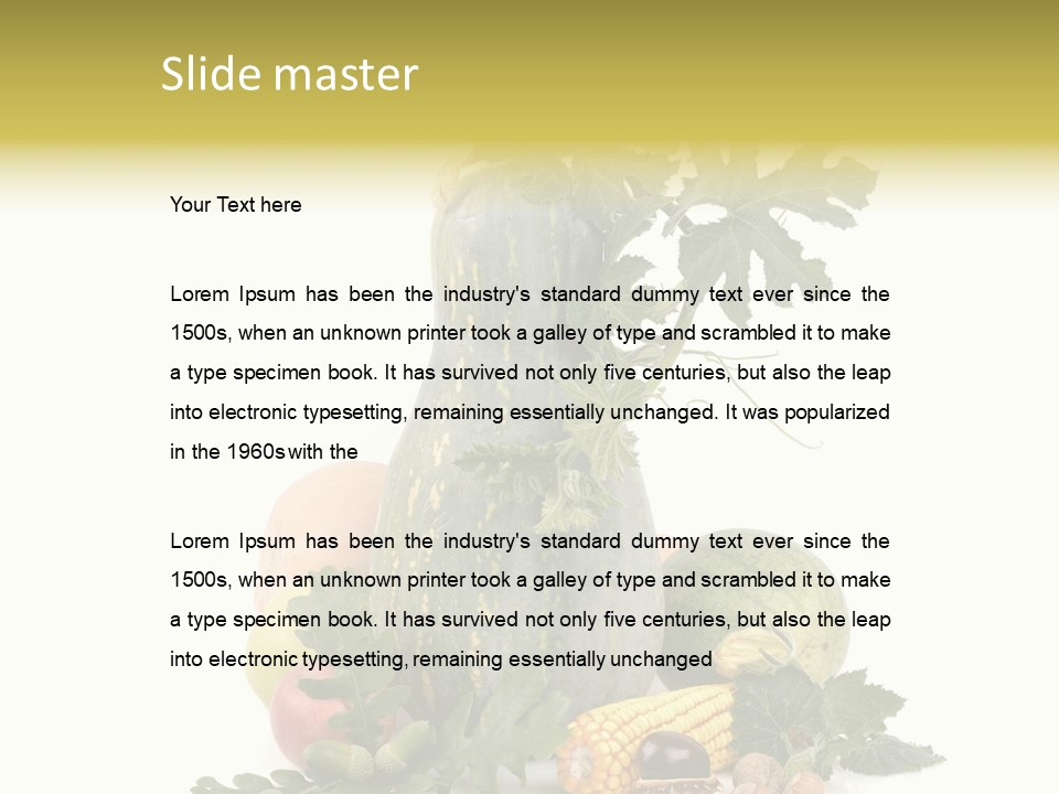 Mineral Ripe Sugar PowerPoint Template