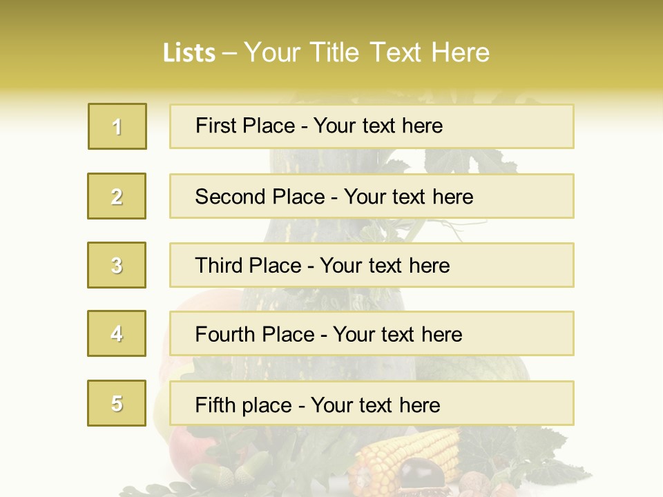 Mineral Ripe Sugar PowerPoint Template